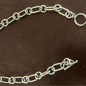 Silver Chain Link Necklace - Classic Oval Links